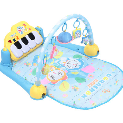 

Yi Mi YImi Doraemon baby pedal piano fitness frame 3-6-12 months 0-1 years old baby fitness music toys