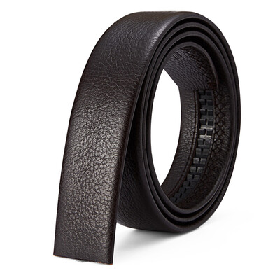 

LAORENTOU Belt Men&39s Headless Belt Automatic Buckle Belt Belt Men&39s Buttonless Layer Leather Belt Do not Take P11JL5A Black