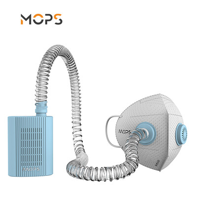 

MOPS Xin wind portable air purifier intelligent anti-haze masks PM25 sports masks men&women ice snow blue