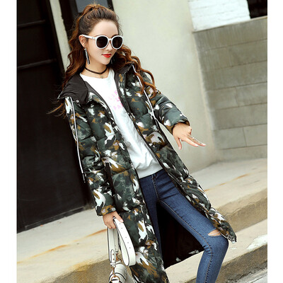 

2017 winter fashion new ladies cotton coat long cotton jacket jacket thick cotton jacket