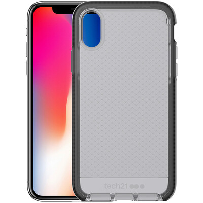 

tech21 Apple iPhoneX 58 inch shatter-resistant mobile phone case Ling Che pattern Apple iPhone 10 thin shatter-resistant case black