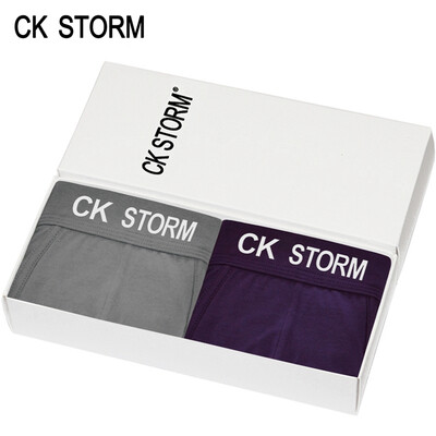 

CK STORM men&39s underwear flat pants 50 modal ck storm series lengthened anti-friction men&39s underwear 2 gift box