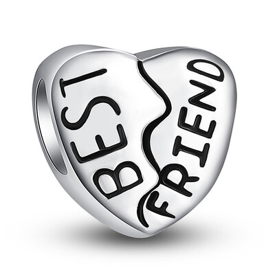 

7 Style Silver Color Princess Crown Heart Charm Fit Bracelet Necklace Pendant Original Jewelry Accessories