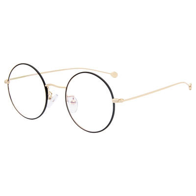 

Fall in love LianSan retro glasses frame men&women tide metal round frame with glasses myopia LS03205 black gold