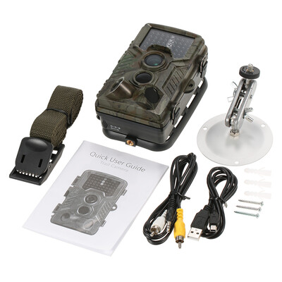 

16MP 1080 P дикой природы Камера фото ловушки с 120 Широкий формат Trail Камеры Скрытого видеонаблюдения Ночное видение Скрытая Ка