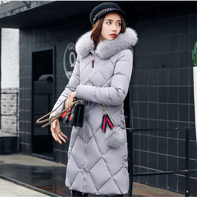 

New autumn and winter cotton clothing women long sleeves coat ladies cotton clothing women down jacket