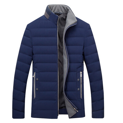 

Men 's thick down jacket collar collar in the young winter warm jacket as gift for men