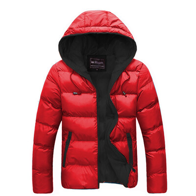 

Winter Men Jacket 2017 New Brand High Quality Candy Color Warmth Mens Jackets And Coats Thick Parka Men Outwear XXXL