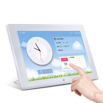 

Shadow giant environmental monitoring cloud photo frame 10 inch touch screen WIFI network digital photo frame electronic photo album PM25 formaldehyde temperature&humidity monitoring