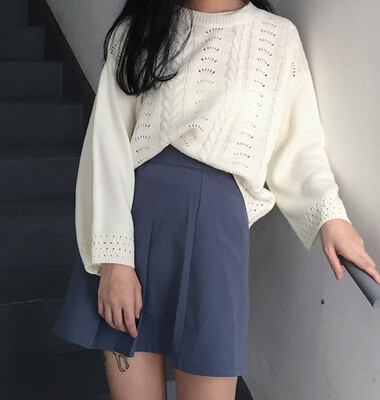 

Autumn and winter virgin sweater sweater sweater women loose head coat long sleeve white backing coat