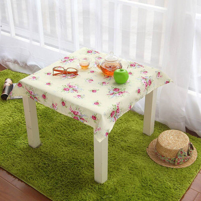 Haobanlv Tablecloth Spring Flower Printed Pattern Table Cloth