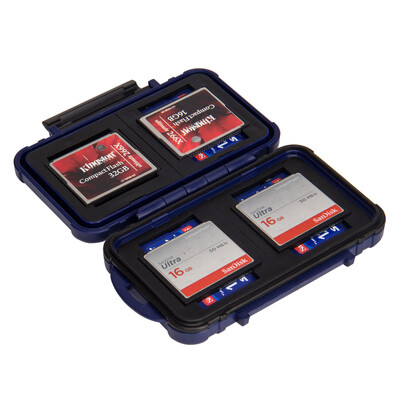 

Rui Ma (EIRMAI) CB-101 SLR camera storage box SD CF MSD TF cassette storage box blue