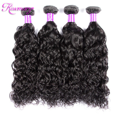 

Malaysian Water Wave Bundle Remy Hair 4 Bundle 10-28 Hair Extension 4 Pc Only Hair Weave Human Hair Bundles