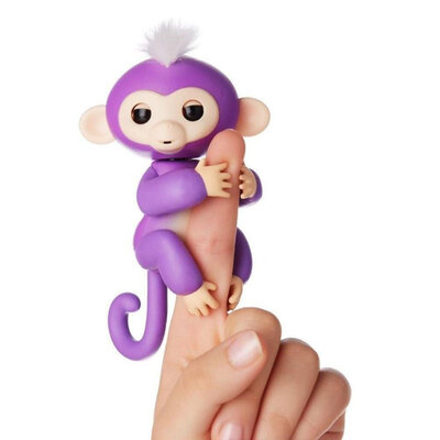 

Смазливая Fingerlings Роберт Baby Monkey Звук Finger Движение Вешалка Игрушка для подарков
