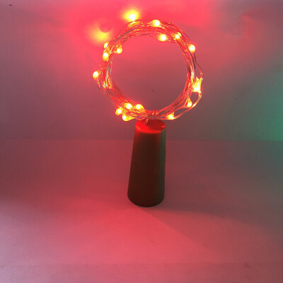 

20-LEDмедный провод лампа строка с бутылки пробкиfor стекло самолета бутылки фея валентина свадьба украшения строка огни