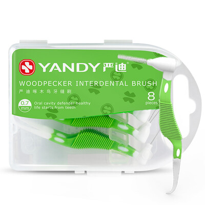 

YANDY Woodpecker Teeth Slit Brush 07mm × 8 Count