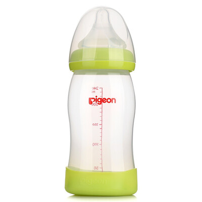 

Pigeon wide-bore PP plastic bottle 240ml AA78 green