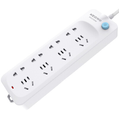 

Korean electric KEG HD-ZSB-044K-50 5 m 8 hole new national standard control switch socket plug strip board