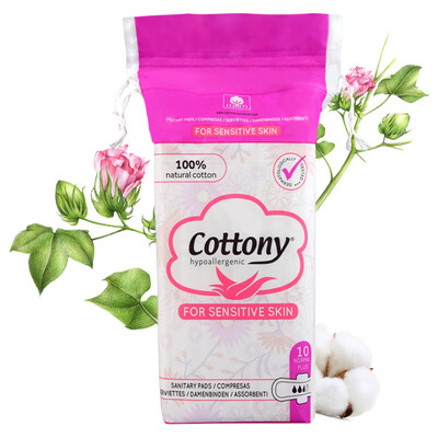 

Onyx sanitary napkins cotton soft thin wing sanitary napkins 275mm 10 ultra-thin night with imported