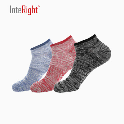 

INTERIGHT leisure sports boat socks 3 double mix color uniform