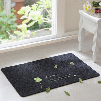 

Green reed European anti - skid foot pad home mat mat mat Clover gray 50 80cm