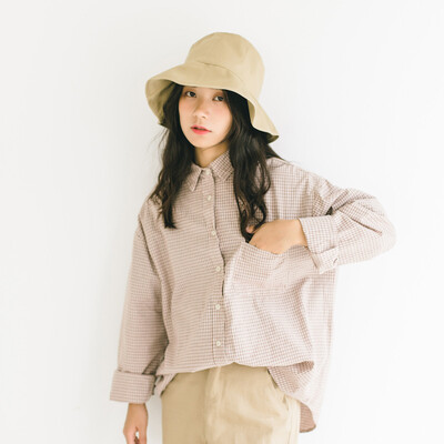 

2017 new multi-color lattice-style shirt loose loose jacket