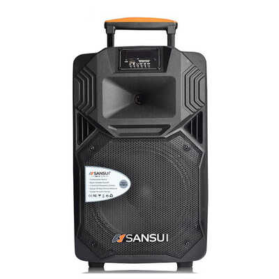 

Пейзаж (sansui) SS1-12 Sound Square Dance Speaker Outdoor Rod Stereo Bluetooth Audio Аккумуляторный динамик Портативный сабвуфер 12 дюймов в твердом переплете