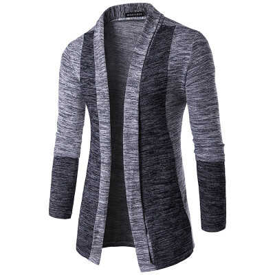 

2017 New Men's Fashion Cardigan Sweatshirts Casual Slim Fit Cardigan Hoodies Cotton Stitching Jackets