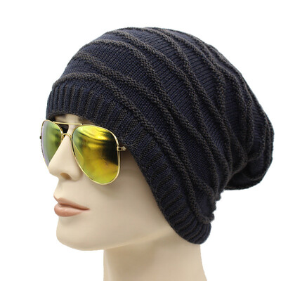 

Men Winter Hats Women Knitted Hat Bonnet Caps Baggy Brand Womens Winter Hats For Men Warm Wool Skullies Beanie New 2017