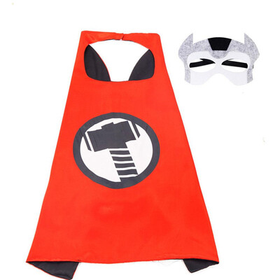 

2pcs/set Superhero Carnaval Party Mask Role-play cloak Cape Mask Owlette Catboy Gecko Pajamas Cosplay Action Toy