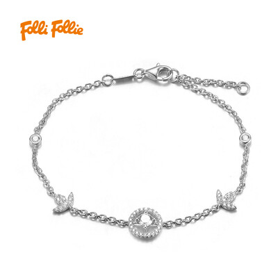 

Folli Follie Fu Li Fu Li alloy silver snowflake bracelet silver 3B16S035C