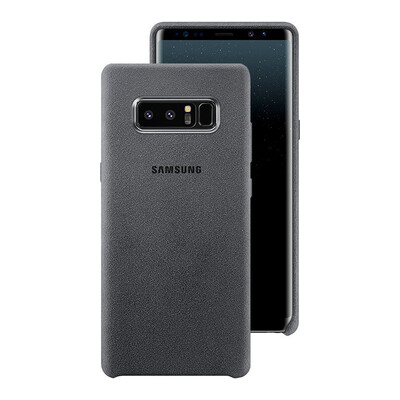 

Samsung SAMSUNG Note8 original phone shell Castellan shell Alcantara protective suede shell dark gray