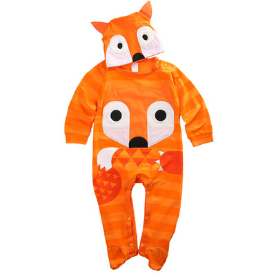 

Cartoon Baby Boys Girls Newborn Romper Hat Playsuit Outfits Set Costume 0-24M