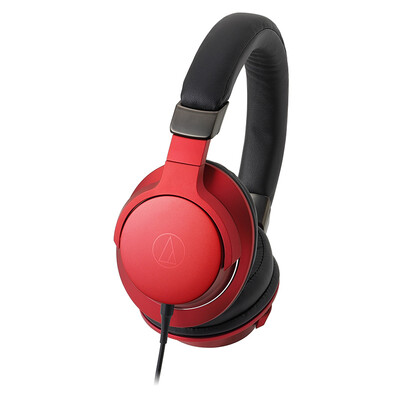 

Audio-technica ATH-AR5iS high-resolution sound quality portable earmuffs red