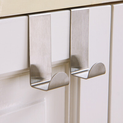 

Jingdong Supermarket] Ou Runzhe stainless steel thick door back to avoid double-use hook 10 loaded with enhanced load-bearing version
