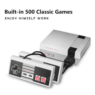

New Retro Classic Game Consoles Built-in 500 Childhood Classic Game Dual Control