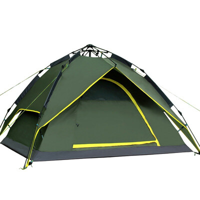 

Easy Tour automatic tent free of charge built 3-4 people double gazebo self-driving equipment outdoor camping beach casual orange