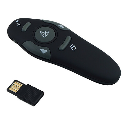 

Wireless USB PowerPoint Presenter Remote Control Laser RF Pointer Pen