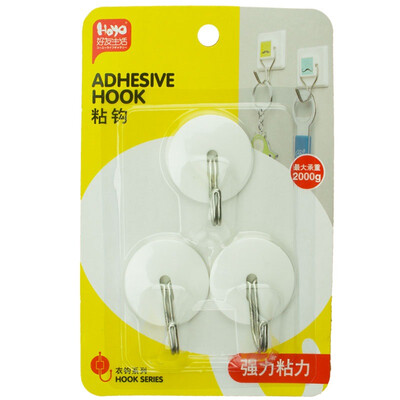 

Friends simple round stick hook 3 loaded sticky paper hook G0342