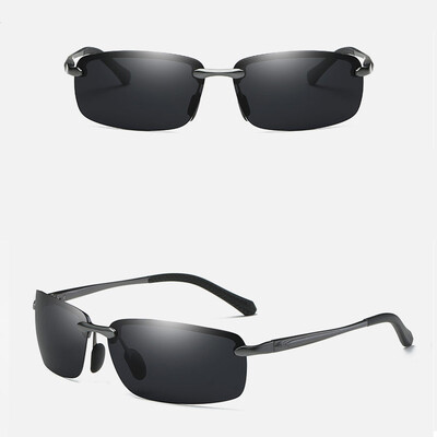 

Fashion Rimless Frame Integrated Mirrored Lens Men Women Sunglasses One Piece Eyeglasses Frameless Sun Glasses