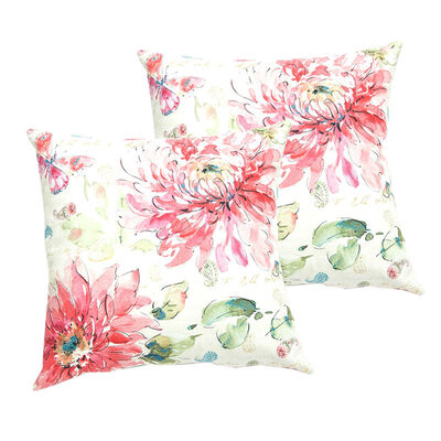 

A Ting бросить подушку розовый цветок 1 кусок 16x16 дюймов