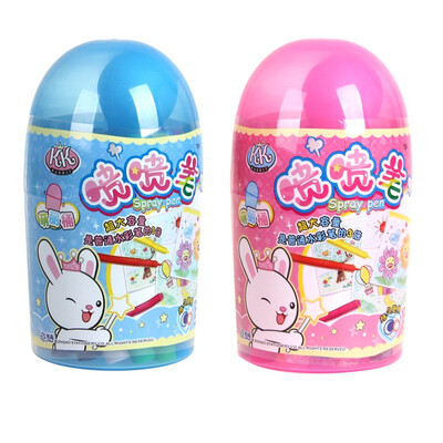 

ZHIGAO 24-color Meng Li barrel spray pen children&39s watercolor pen barrel inkjet washable brush creative toys KK-537