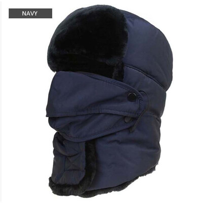 

Skiing Sports Caps 2017 Men's New Winter Casual Lei Feng cap Hat Thickened Ear Cap