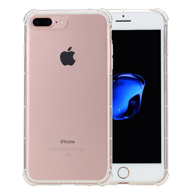 

Locke ROCK Apple 7plus 8plus mobile phone shell iphone7 8plus protective cover all-inclusive anti-drop silicone soft shell crystal shield series transparent