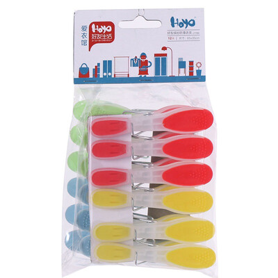 

[Jingdong supermarket] friends colorful anti-skid clothes folder (12 loaded) J1150