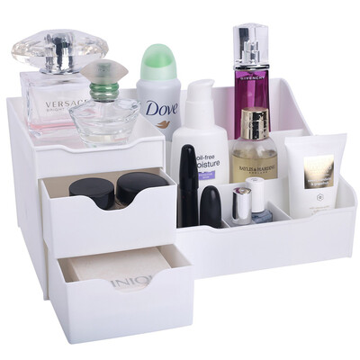 

Mooncolour Makeup Vanity Organizer White w/ 9 Compartments