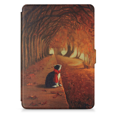 

KESHUAI kindle protective cover painted autumn