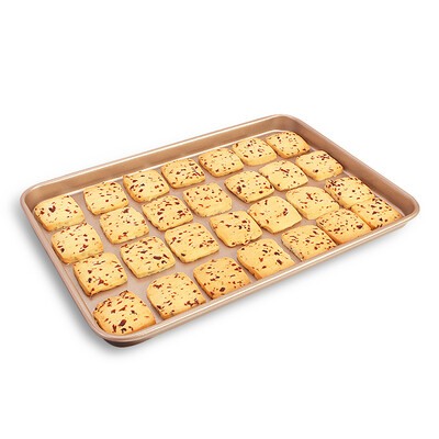 

Jingdong Supermarket Cooking Chef CHEF MADE Baking Oven with Rectangular 15-inch Miniature Private Bovine Sugar Bread Cookies Bakery Gold WK9121