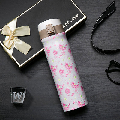 

A Ting American style jump cover applique fashion 304 thermos cup