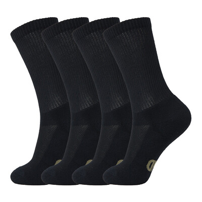 

MD men&39s socks bamboo pulp fiber thickened casual stockings mesh breathable comfort not boring feet black 4 double code
